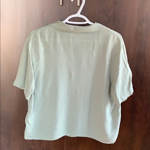 Sage cuban collar shirt - Picture 2 of 2